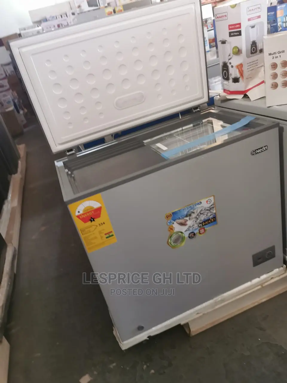 Quality Neon Chest Freezer 200L