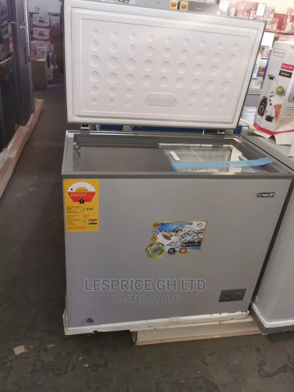Perfect New Neon Chest Freezer 200L