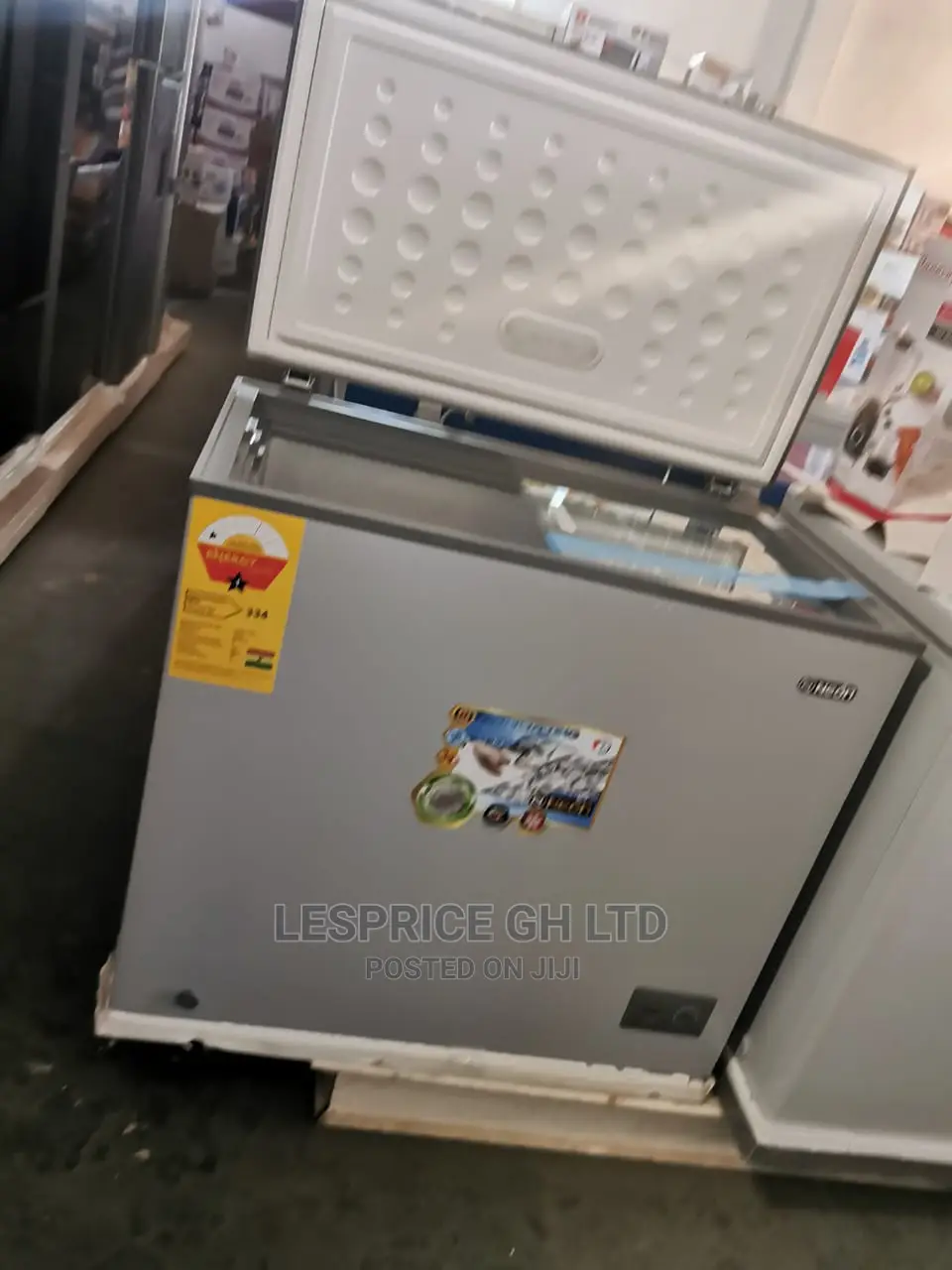 Designed Neon Chest Freezer 200L