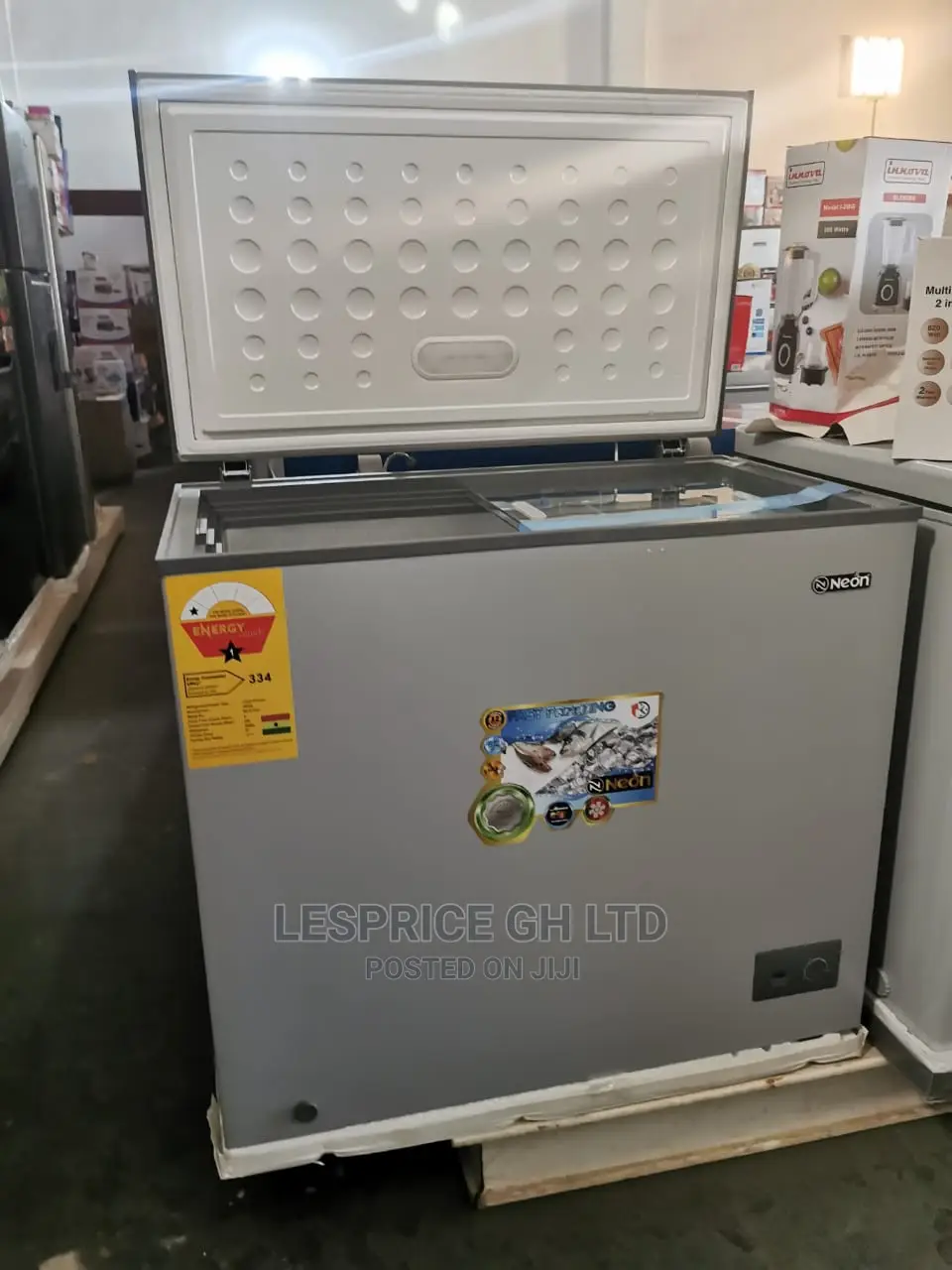 New in Stock Neon Chest Freezer 200L