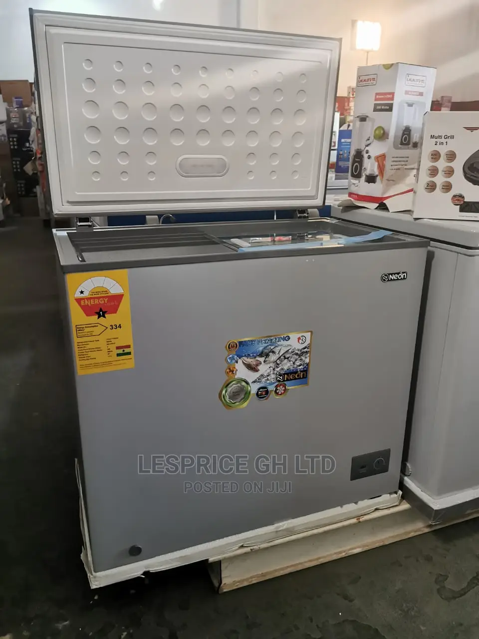 Newly Sealed Neon Chest Freezer 200L