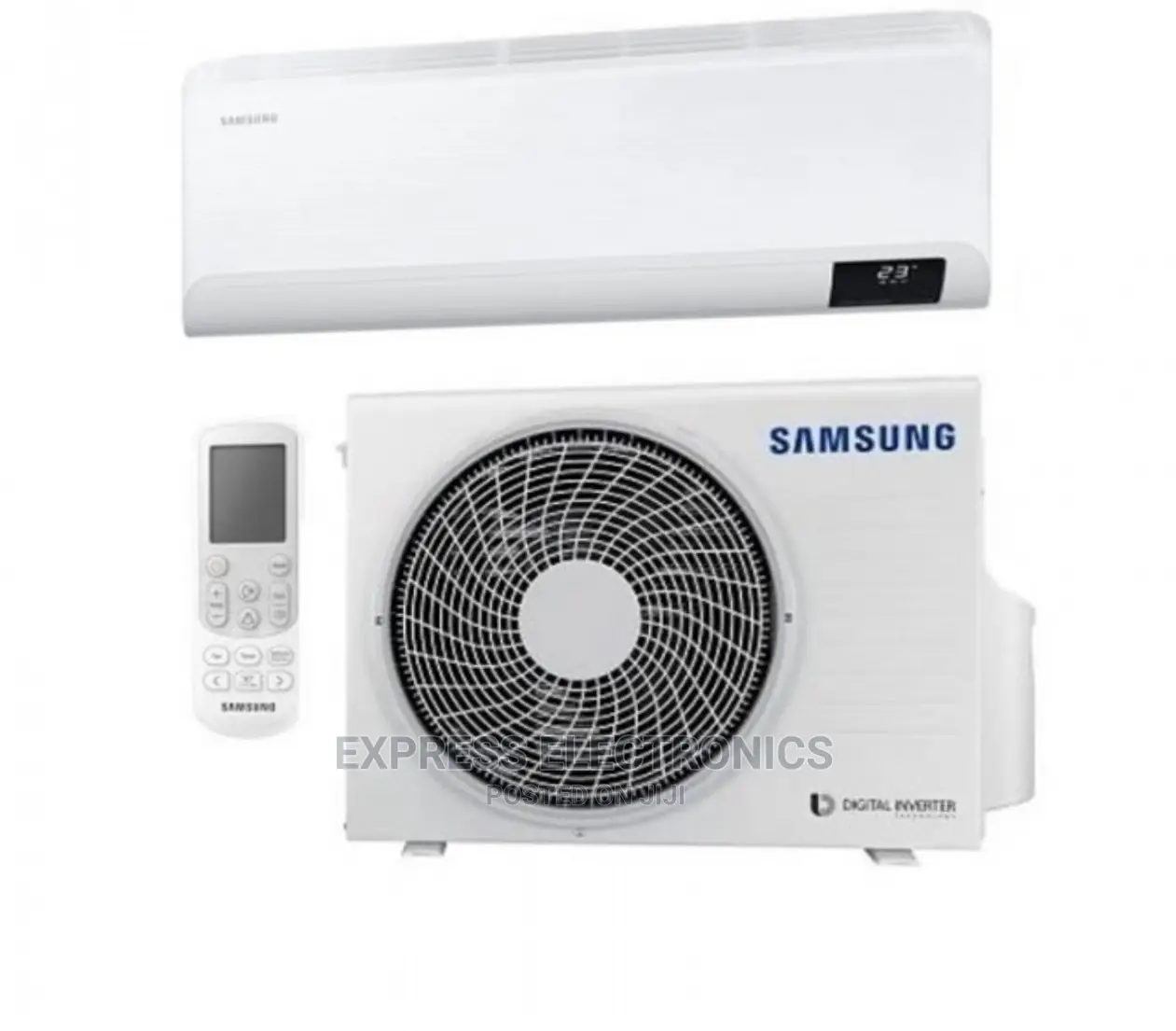 Fast Cooling Compressor Split 2.5hp Inverter Samsung AC