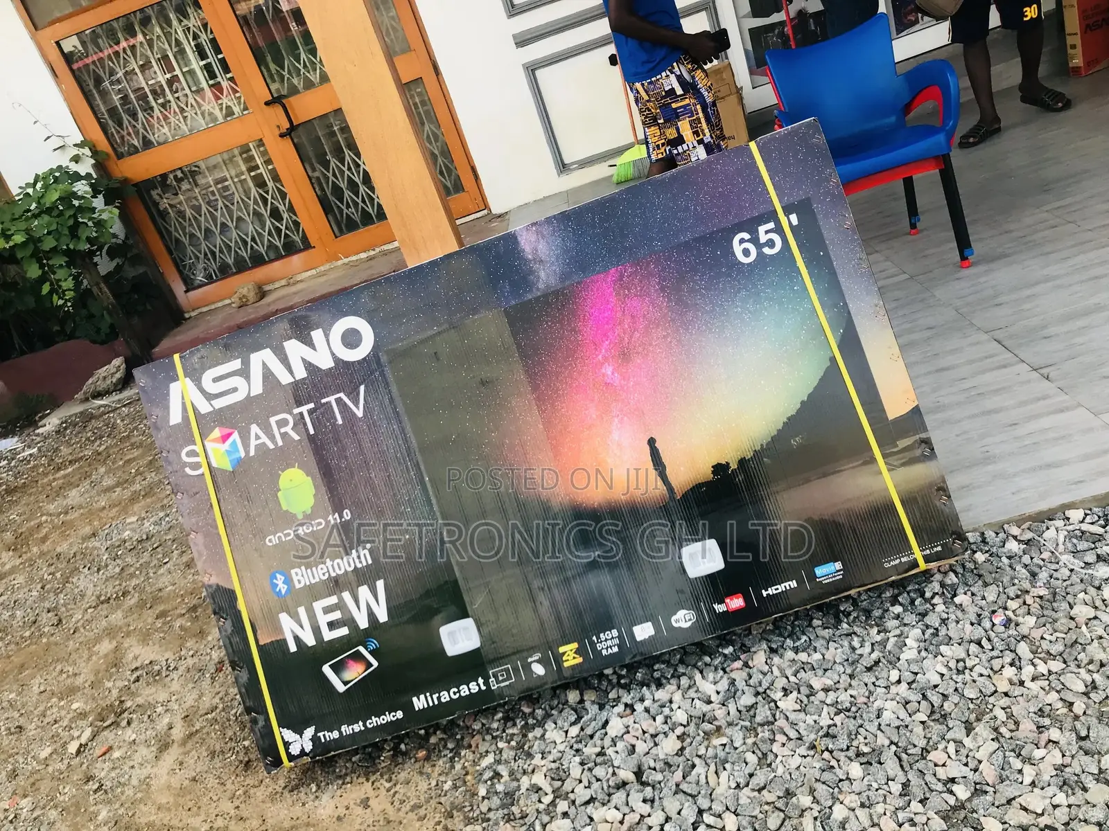 Affordable Asano 65′′ UHD Miracast Smart Satellite TV