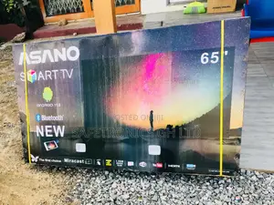 Genuine Asano 65′′ UHD Miracast Smart Satellite TV