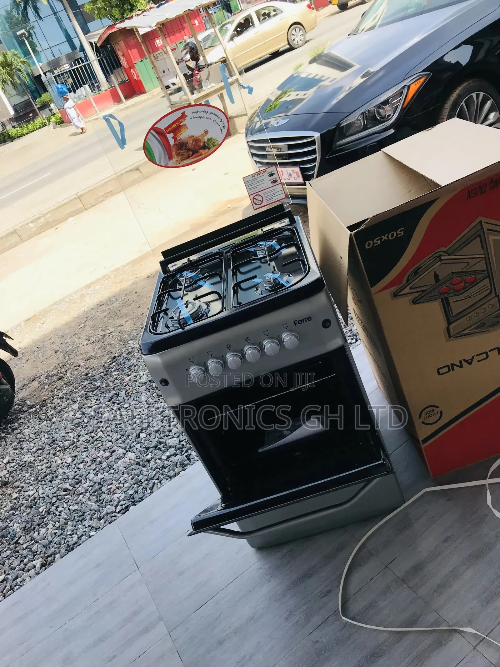 Genuine Ferre 4 Gas Burner Oven With Grill 50x55