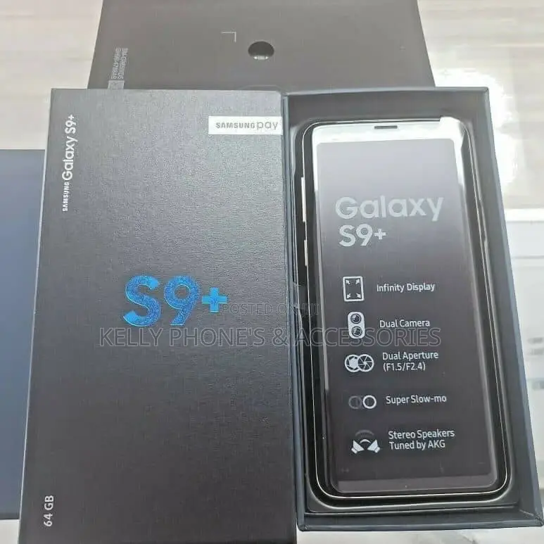 New Samsung Galaxy S9 Plus 128 GB Black