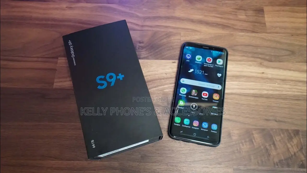 New Samsung Galaxy S9 Plus 64 GB Black