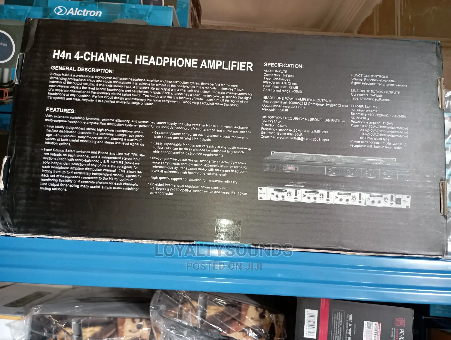 Alctron H4N 4 Channels Headphones Amplifier