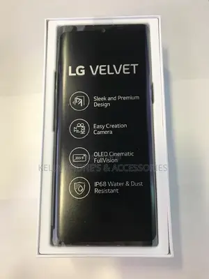 New LG Velvet 128 GB Black