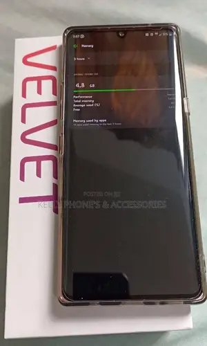 New LG Velvet 128 GB Black