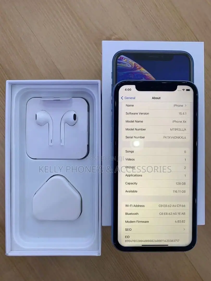 New Apple iPhone XR 256 GB White
