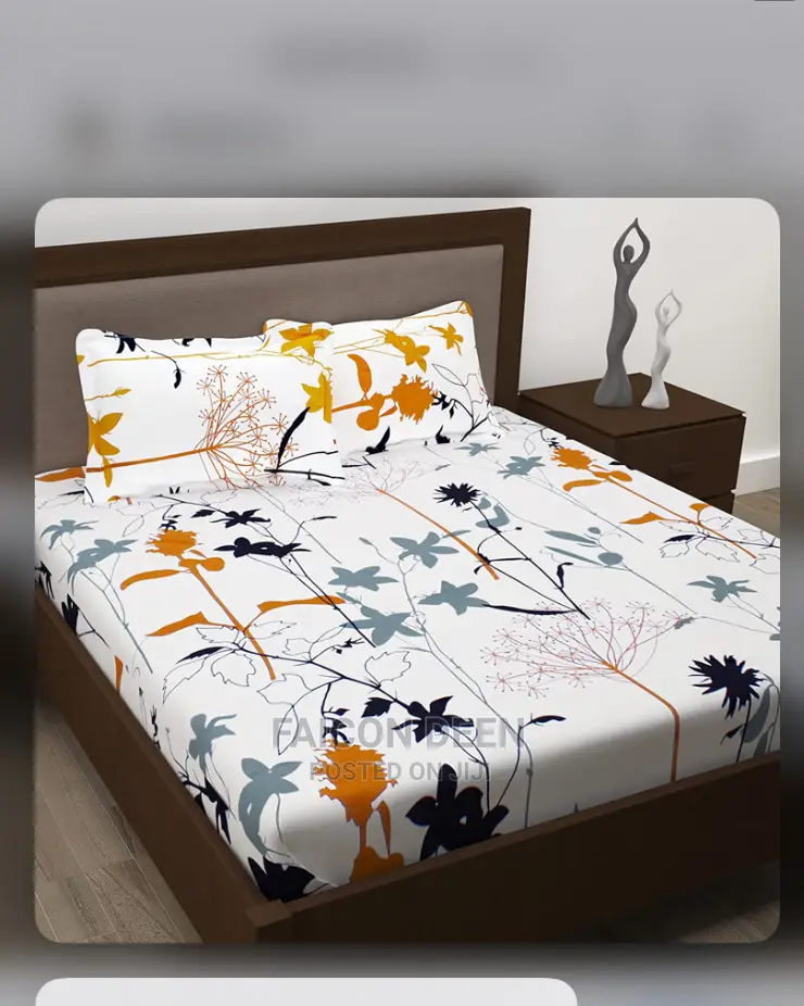 1 Bedsheet,3 Pillow Cases