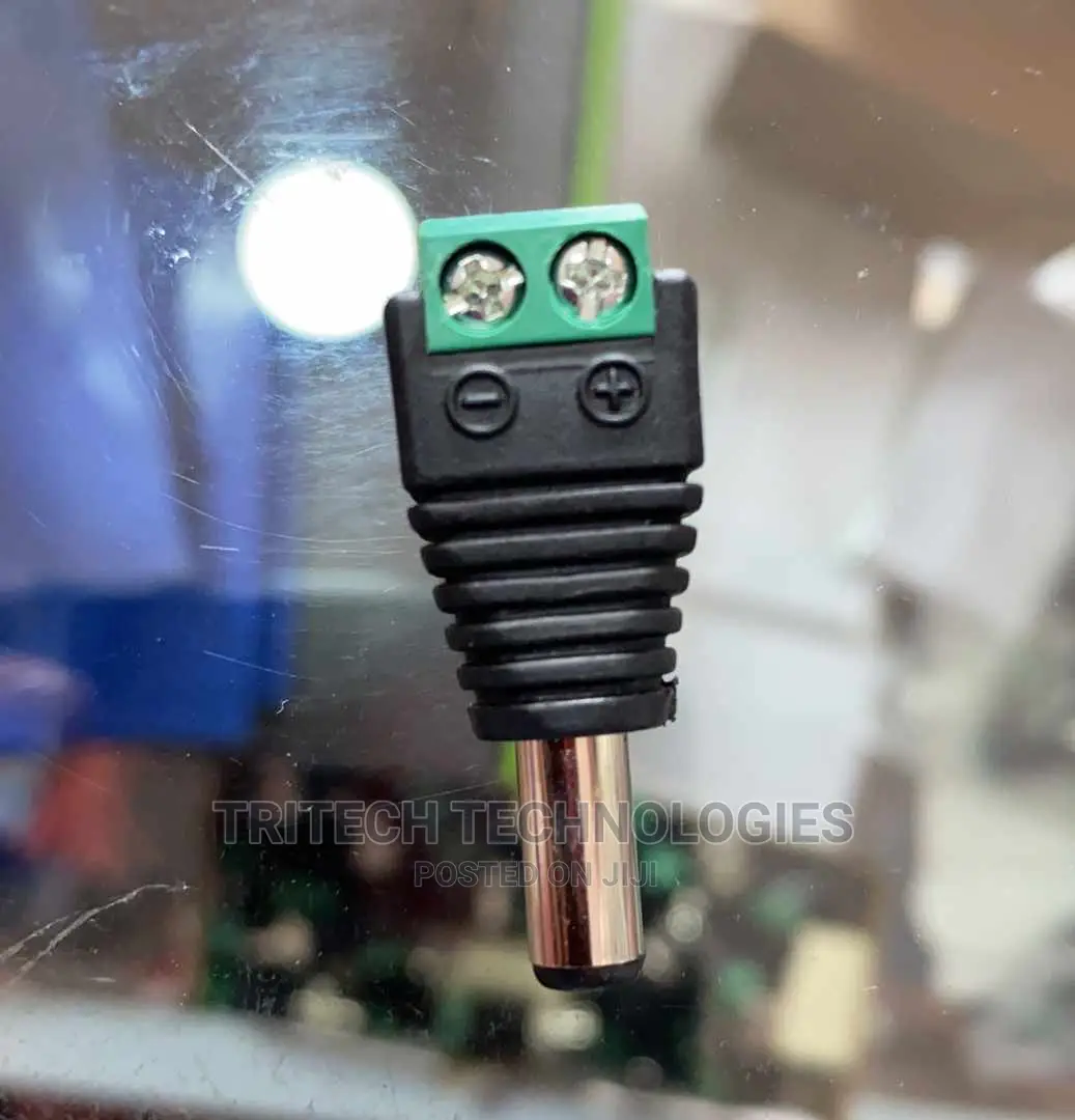 CCTV Power Plug Male