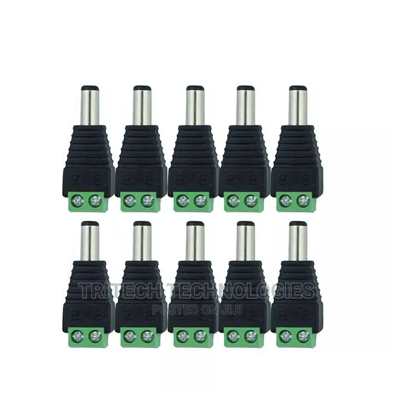 CCTV Power Plug Male