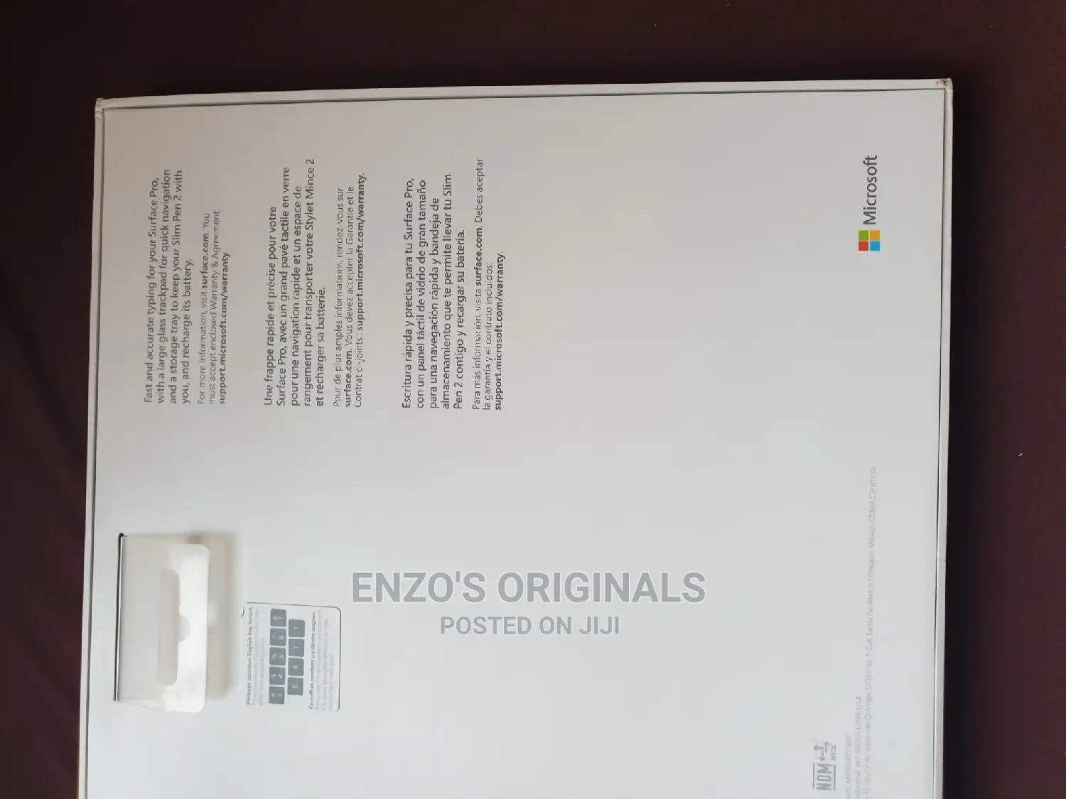 Surface Pro 8, 9, X and 11 Keyboard Type Cover With Pen Slot New