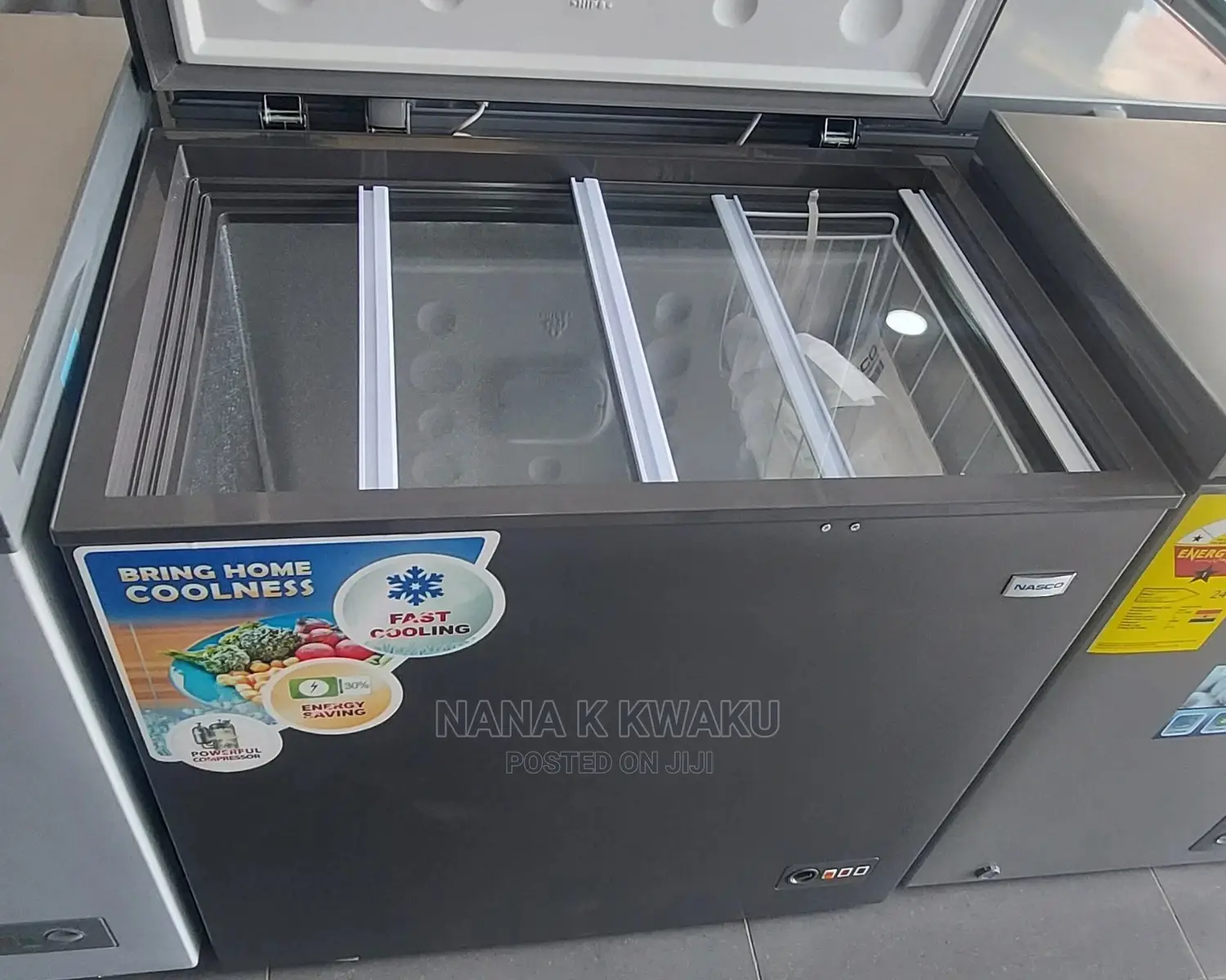 195ltr_nasco Nas230 Chest Freezer Silver