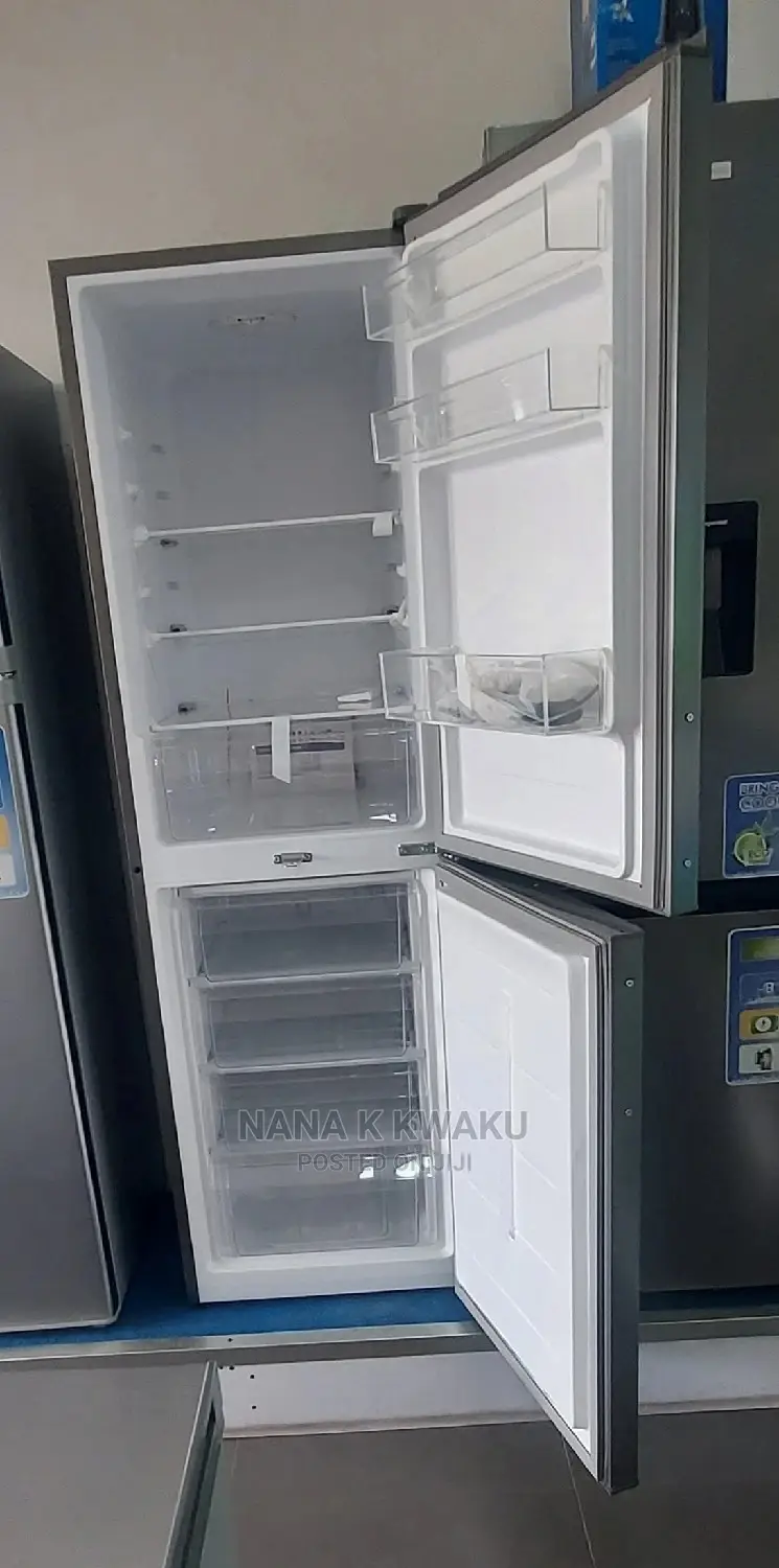 Gray Color Nasco Nasd2-30 Double Door Fridge/ Freezer