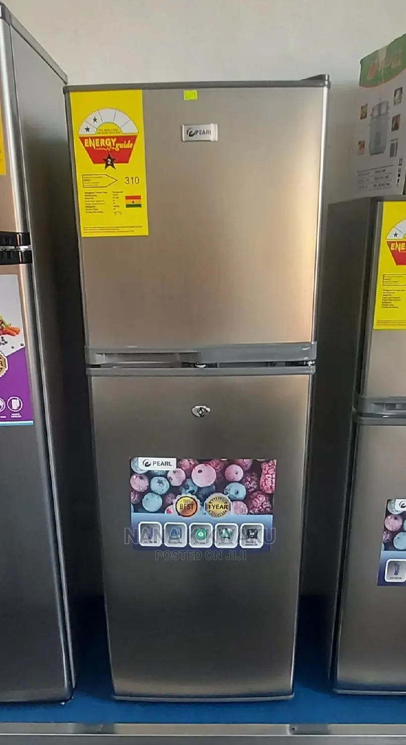 New Gray_color_pearl Pf20 Double Door Fridge/Top Freezer