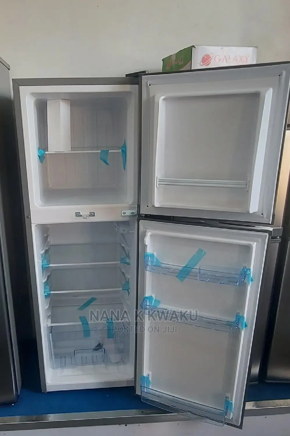 New Gray_color_pearl Pf20 Double Door Fridge/Top Freezer