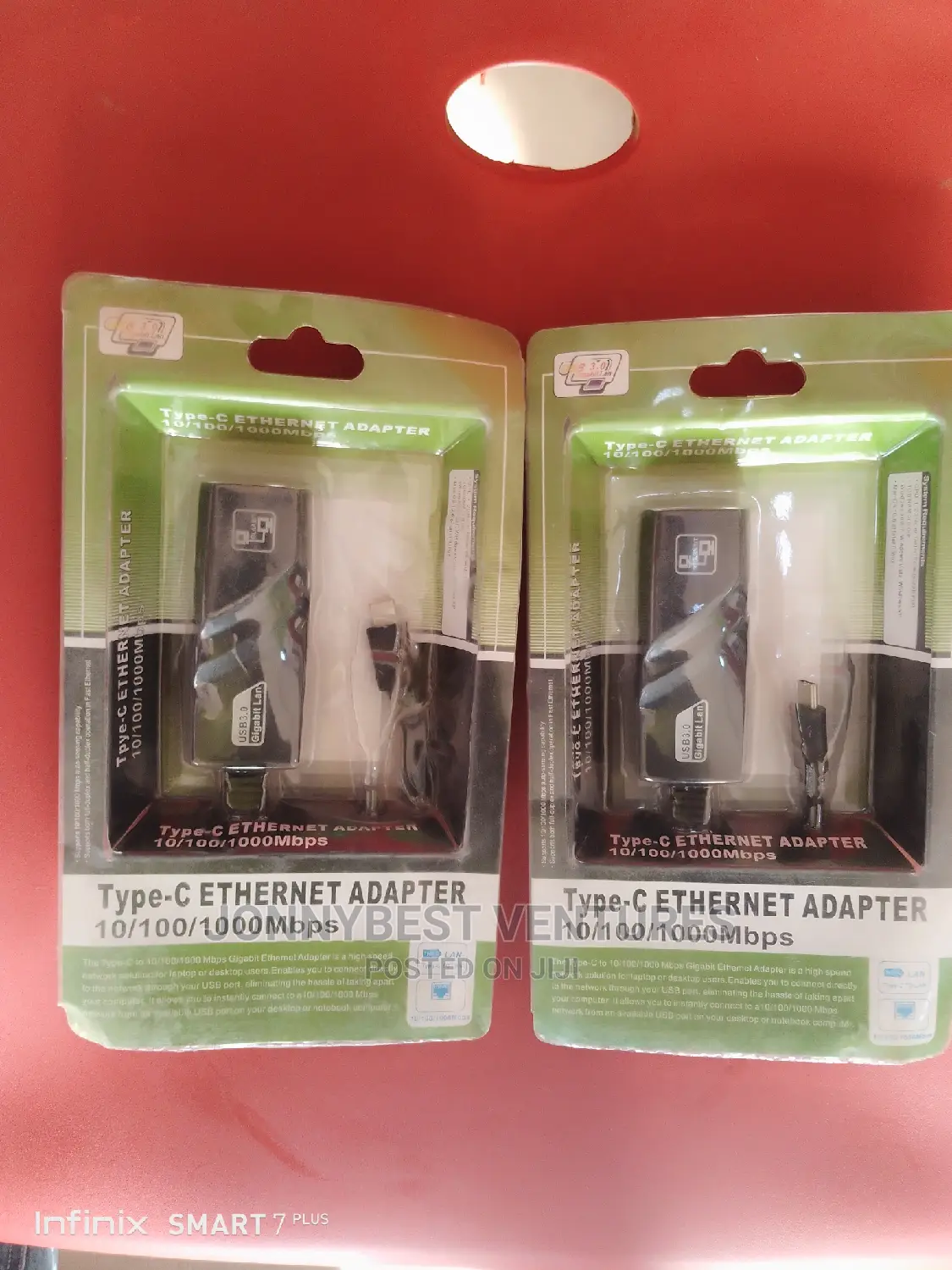 Type-C to Ethernet Adapter RJ45