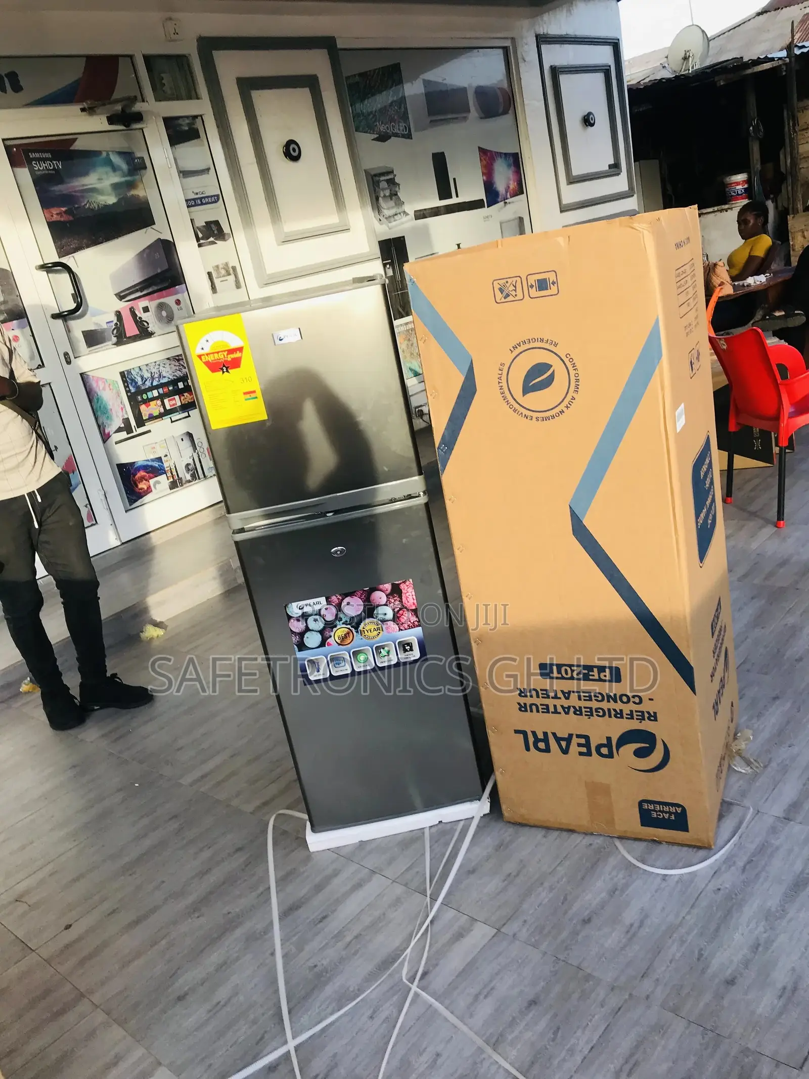 Brand New Pearl Fridge PF-20T INOX (138 Litres