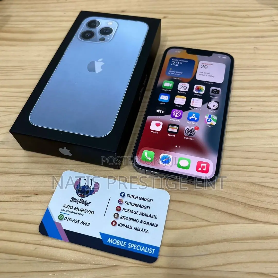New Apple iPhone 13 Pro Max 128 GB Blue