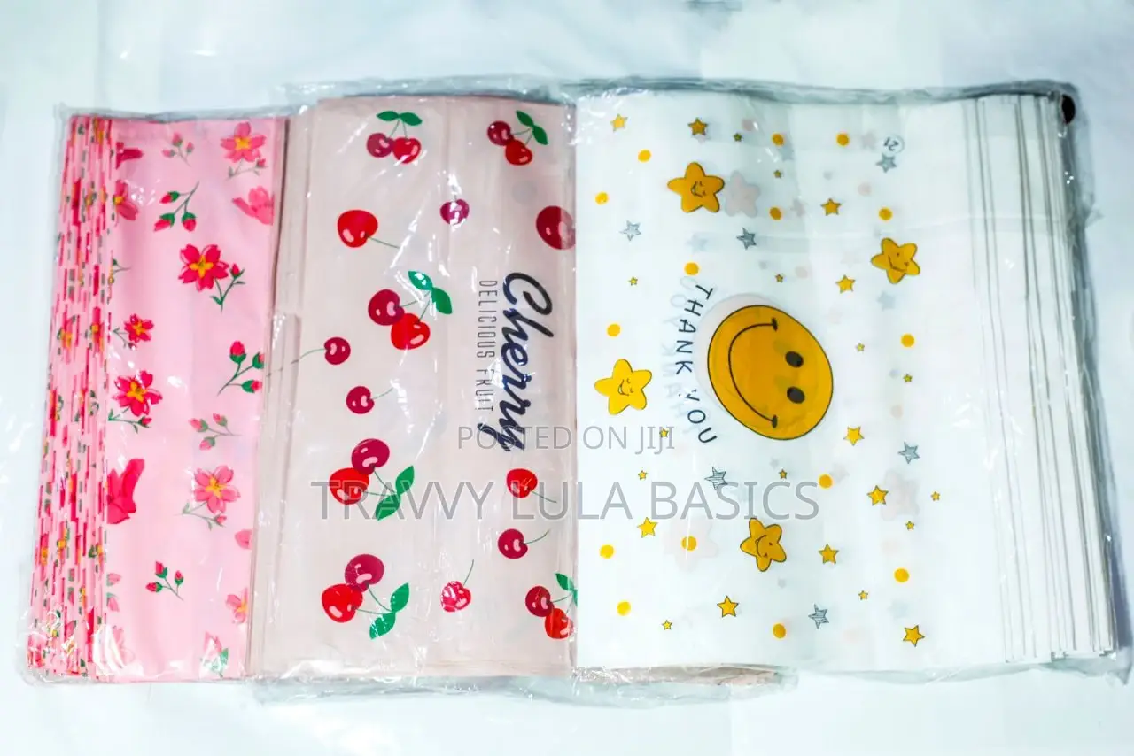 New Pull Out Drawstring Bags Thank You Emoji
