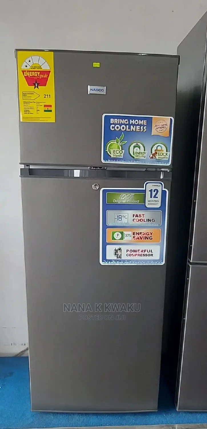 Top Freezer_nasco Nasf2-28 Double Door Fridge