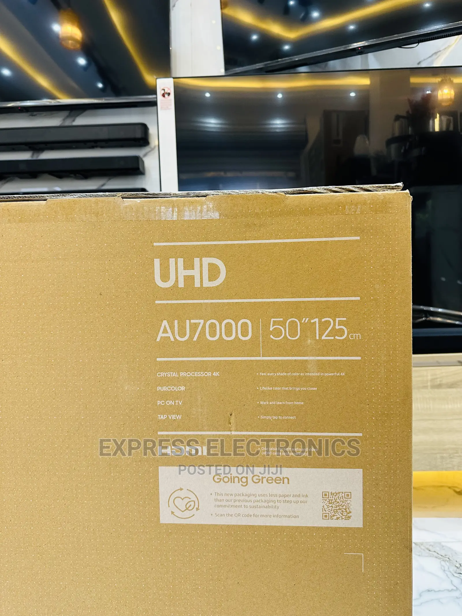 Wide Range of Colors UHD Samsung 50”Au7172 Tv