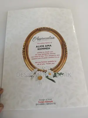 Funeral Books / Brouchures