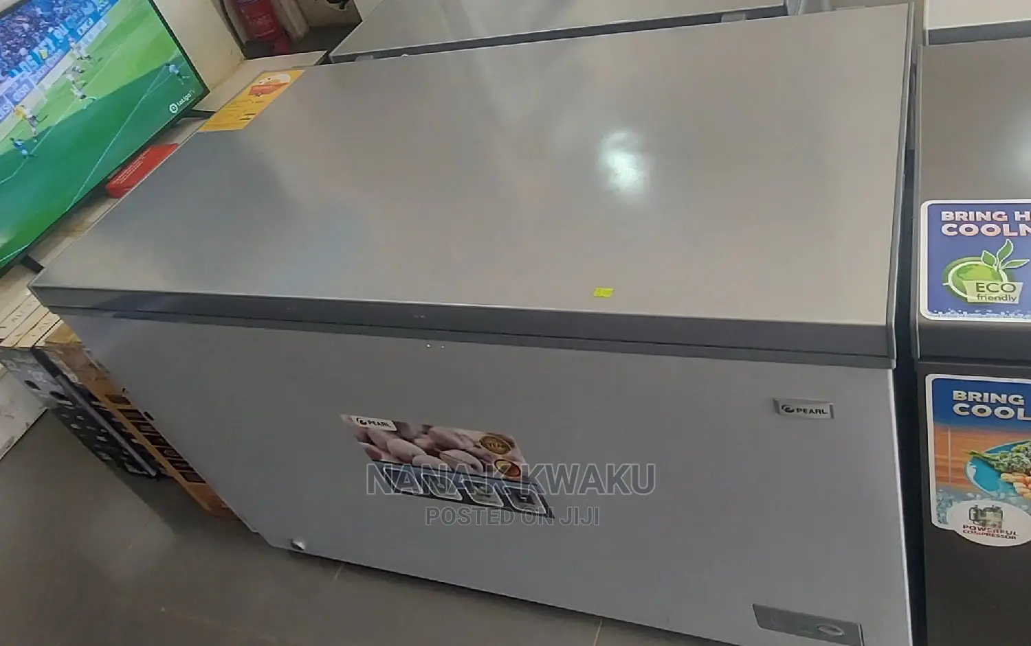 New_quality_pearl 380litres Chest Freezer_silver