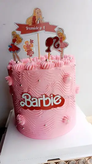 Barbie Theme Cake