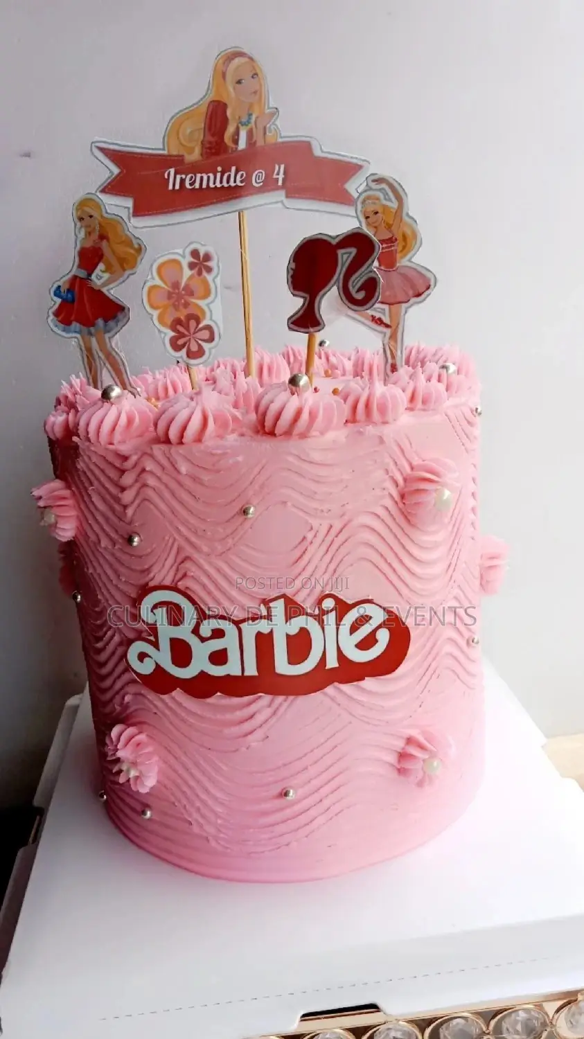 Barbie Theme Cake