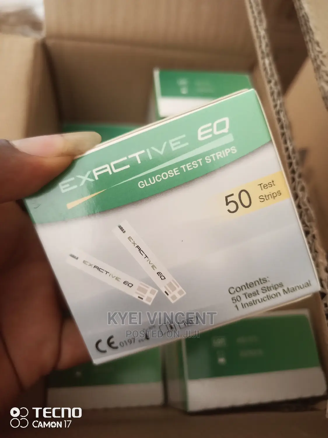 Exactive Eq Glucometer Strips