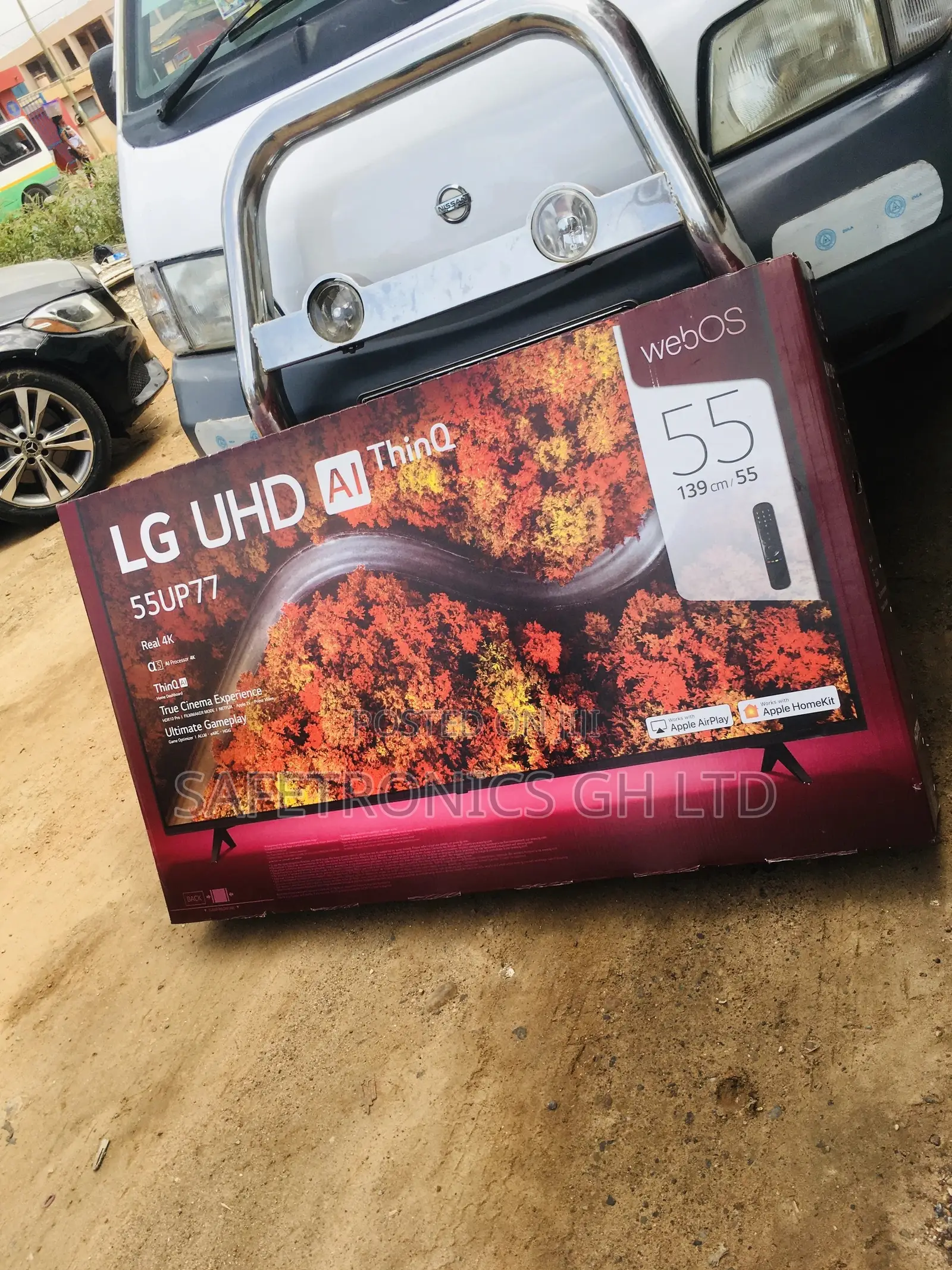 Stay With Us With Samsung 55” LED UP77 Lg Tv