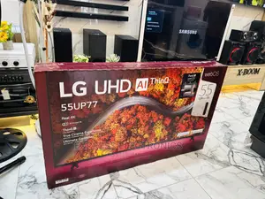 Long Lasting Durability UHD LG TV 55”UP81 Smart