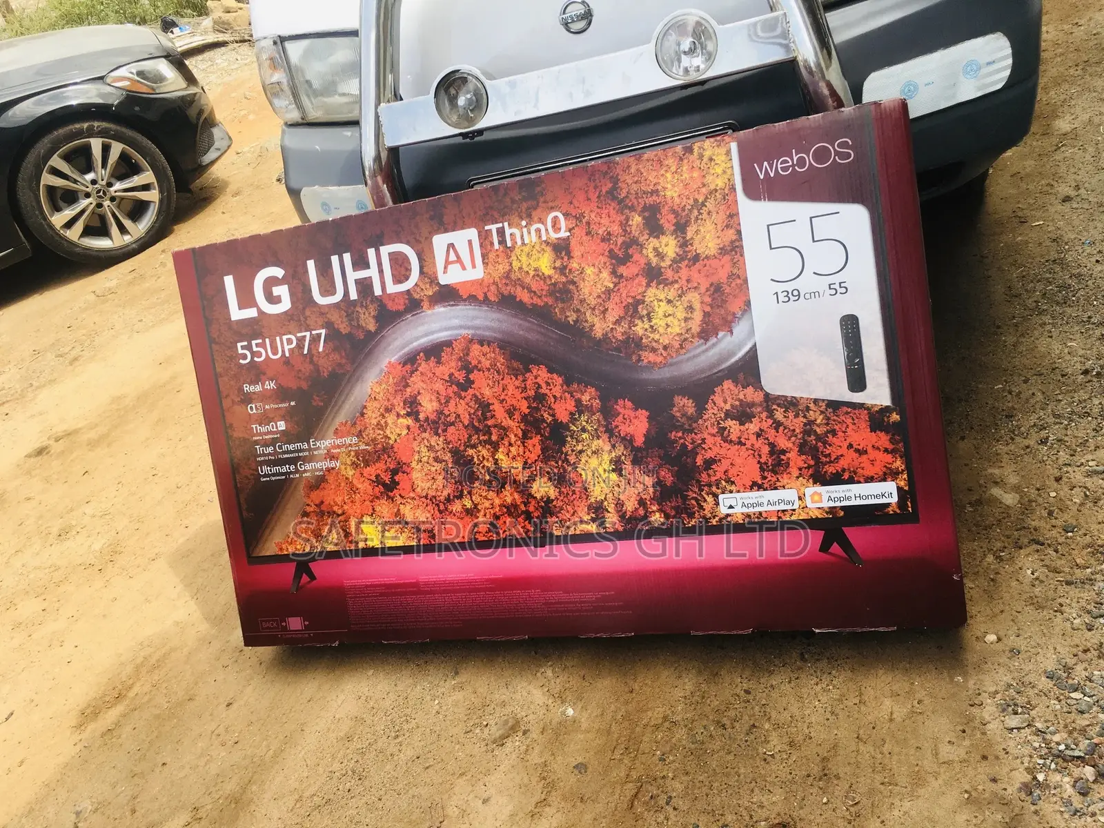 The Future of Tv Is Here on Lg 55” UP77 Led Tv