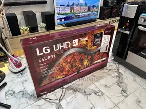 Crisp and Vivid Pictures UHD 55” LG UP77 Smart