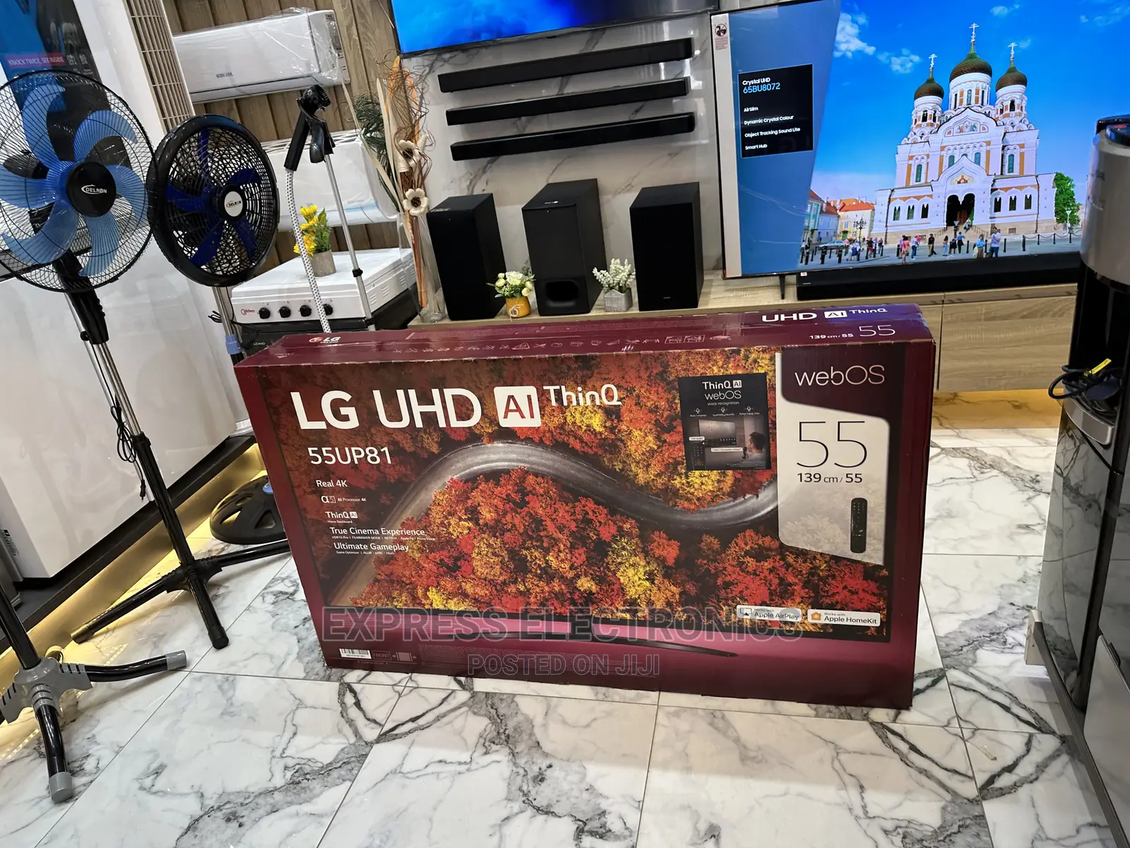 Ai Processor Smart UHD LG 55”Up7760 Tv