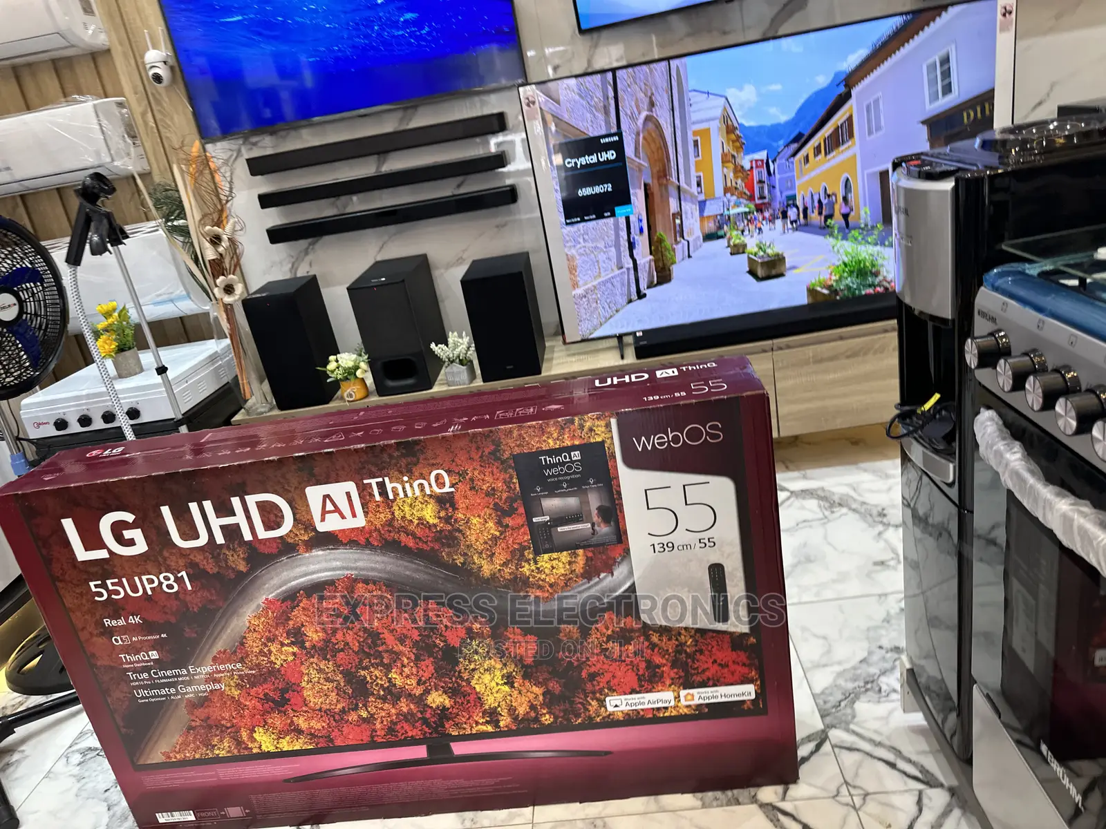 Unlimited Entertainment UHD LG 55”Up77 Tv