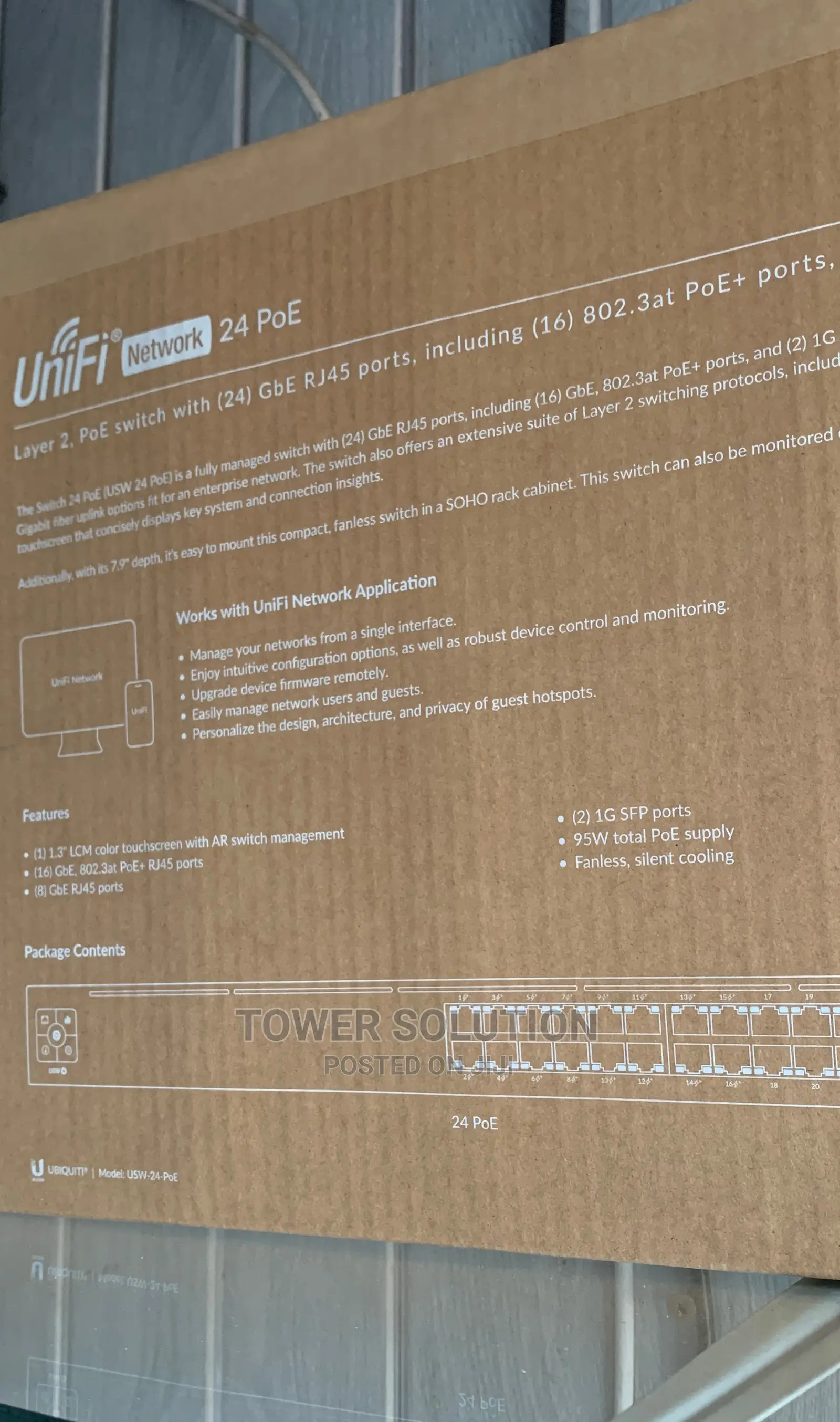 Unifi Switch 24port POE Ubiquity