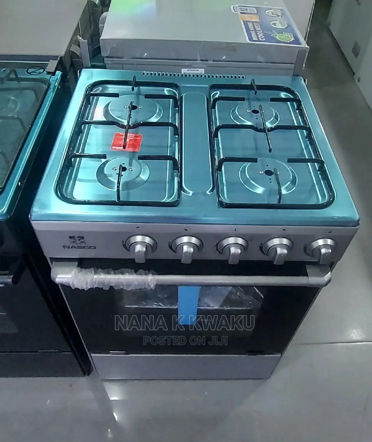 Silver Nasco 4 Burner Gas Cooker With Oven Grill in Accra Metropolitan