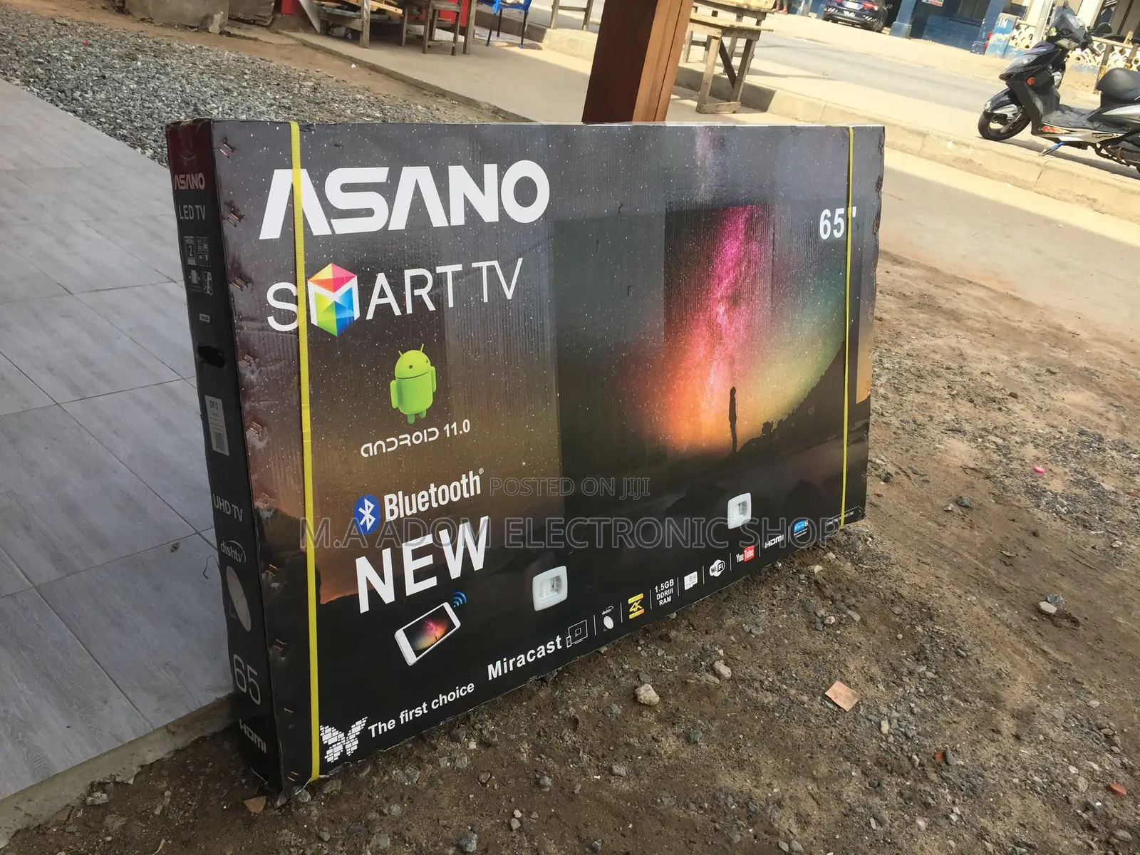 Strong Body Asano Tv- Android Smart – 65′′ Black