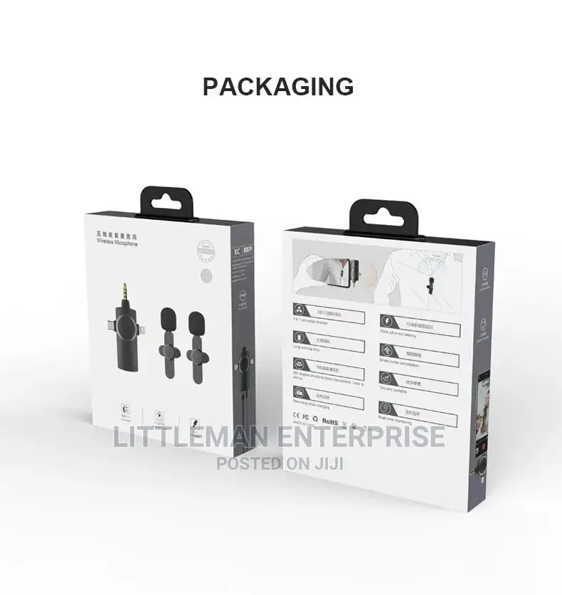 Wireless Live Lavalier Lapel Mini Microphone