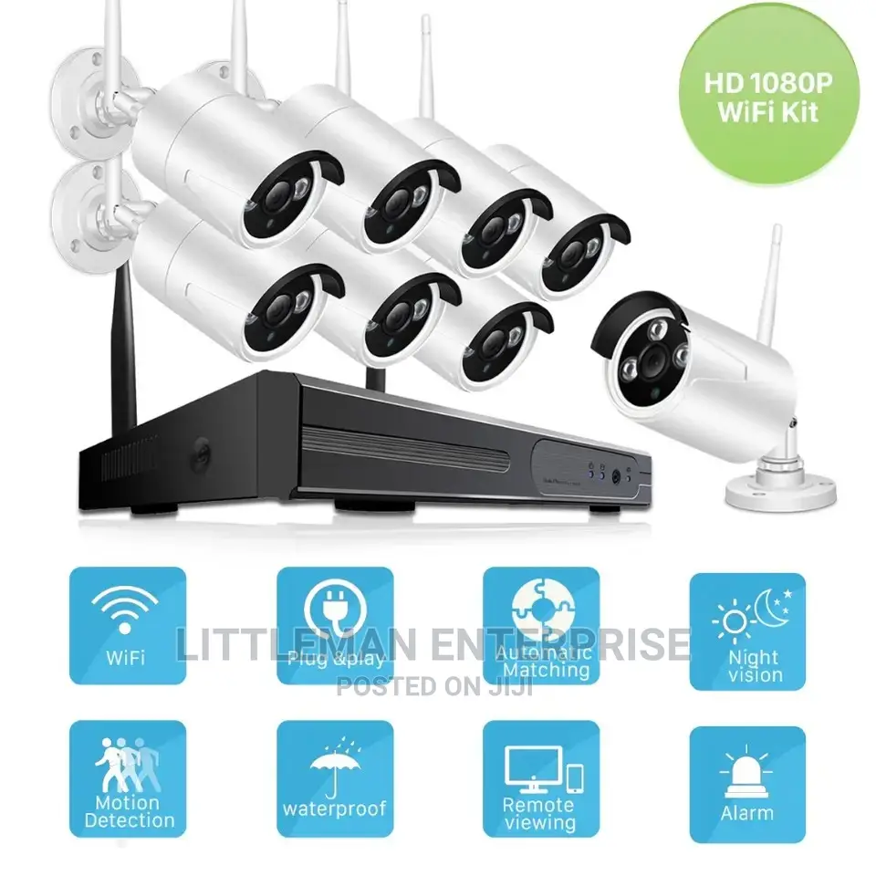 Home Security CCTV System Camera 8 Channel Wireless