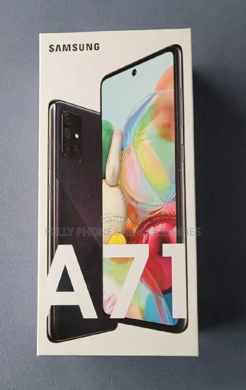 New Samsung Galaxy A71 5G 128 GB Black
