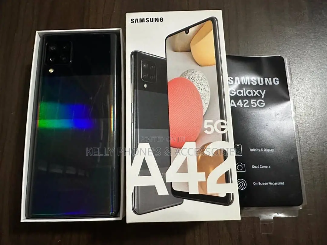 New Samsung Galaxy A42 5G 128 GB Black