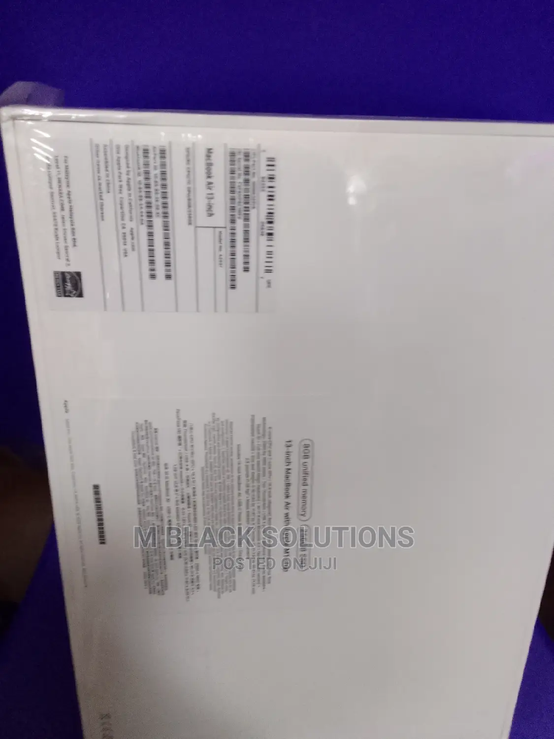 New Laptop Apple MacBook Air 8GB Apple M1 SSD 256GB