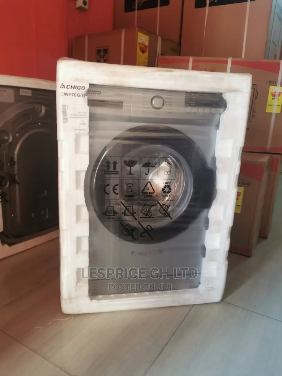 Sealed Chigo Washing Machine 7kg Front Load