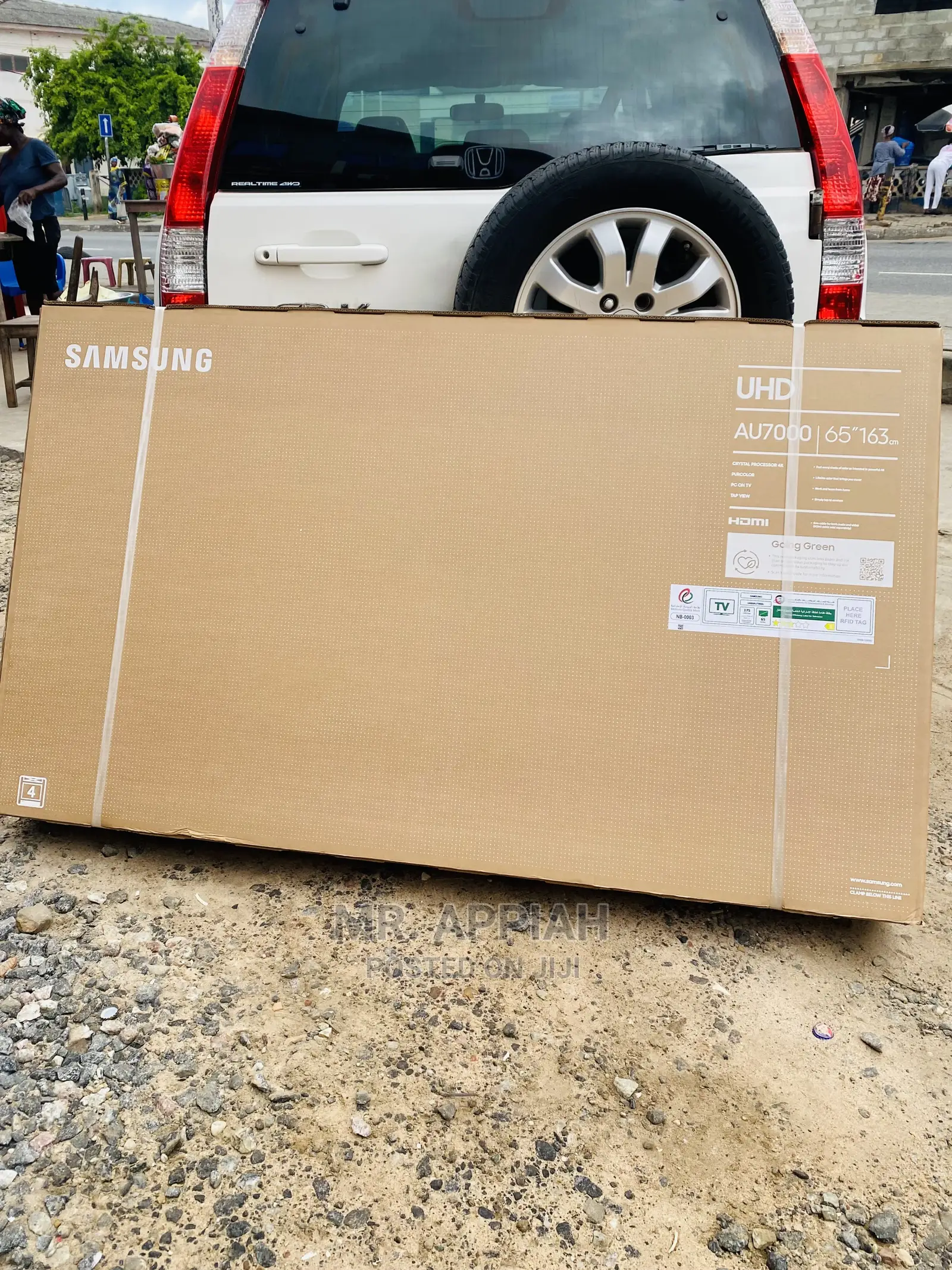 (65au7000)High Quality Samsung 65” Tv +Apple Airplay Display